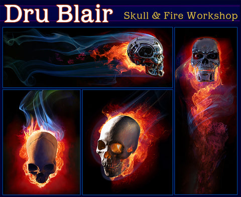 Dru Blair: Skull and Fire workshop in Athens, Greece May 2024