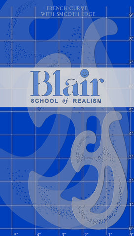 Blair Stencil - Smooth-Edged French curve